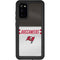 NFL Tampa Bay Buccaneers White Striped Galaxy S20 Waterproof Case