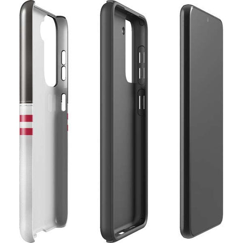 NFL Tampa Bay Buccaneers White Striped Galaxy S21 5G Pro Case