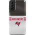 NFL Tampa Bay Buccaneers White Striped Galaxy S21 FE Pro Case
