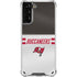 NFL Tampa Bay Buccaneers White Striped Galaxy S21 Plus 5G Clear Case