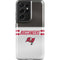 NFL Tampa Bay Buccaneers White Striped Galaxy S21 Ultra 5G Pro Case