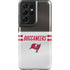 NFL Tampa Bay Buccaneers White Striped Galaxy S21 Ultra 5G Pro Case