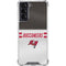 NFL Tampa Bay Buccaneers White Striped Galaxy S22 Clear Case