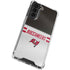NFL Tampa Bay Buccaneers White Striped Galaxy S22 Plus Clear Case