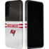 NFL Tampa Bay Buccaneers White Striped Galaxy S22 Plus Pro Case