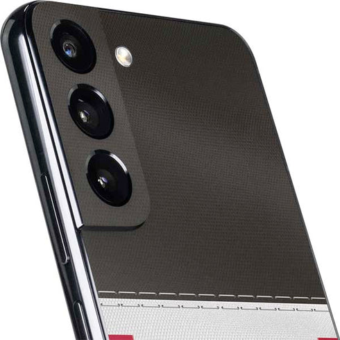 NFL Tampa Bay Buccaneers White Striped Galaxy S22 Plus Skin
