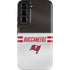 NFL Tampa Bay Buccaneers White Striped Galaxy S22 Pro Case