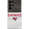 NFL Tampa Bay Buccaneers White Striped Galaxy S22 Ultra Skin