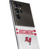 NFL Tampa Bay Buccaneers White Striped Galaxy S22 Ultra Skin