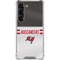 NFL Tampa Bay Buccaneers White Striped Galaxy S23 Clear Case