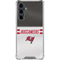 NFL Tampa Bay Buccaneers White Striped Galaxy S23 FE Clear Case