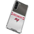 NFL Tampa Bay Buccaneers White Striped Galaxy S23 Plus Clear Case