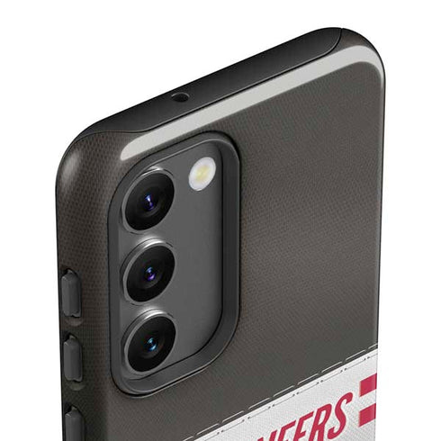 NFL Tampa Bay Buccaneers White Striped Galaxy S23 Plus Pro Case