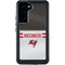 NFL Tampa Bay Buccaneers White Striped Galaxy S23 Plus Waterproof Case