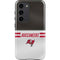 NFL Tampa Bay Buccaneers White Striped Galaxy S23 Pro Case