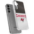 NFL Tampa Bay Buccaneers White Striped Galaxy S24 Plus Clear Case