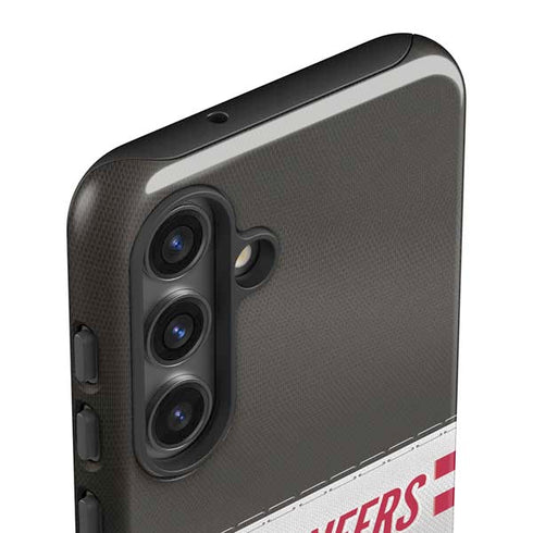 NFL Tampa Bay Buccaneers White Striped Galaxy S24 Plus Impact Case