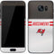 NFL Tampa Bay Buccaneers White Striped Galaxy S7 Skin
