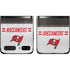 NFL Tampa Bay Buccaneers White Striped Galaxy Z Flip Skin