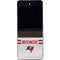 NFL Tampa Bay Buccaneers White Striped Galaxy Z Flip5 5G Skin