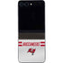 NFL Tampa Bay Buccaneers White Striped Galaxy Z Flip5 5G Skin