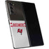 NFL Tampa Bay Buccaneers White Striped Galaxy Z Fold2 5G Skin
