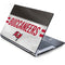 NFL Tampa Bay Buccaneers White Striped Generic Laptop Skin