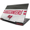 NFL Tampa Bay Buccaneers White Striped Lenovo IdeaPad Skin