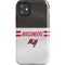 NFL Tampa Bay Buccaneers White Striped iPhone 11 Impact Case