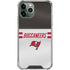 NFL Tampa Bay Buccaneers White Striped iPhone 11 Pro Max Clear Case