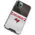NFL Tampa Bay Buccaneers White Striped iPhone 11 Pro Max Clear Case