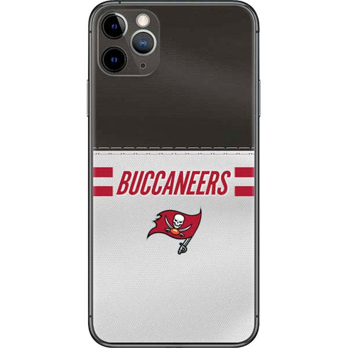 NFL Tampa Bay Buccaneers White Striped iPhone 11 Pro Max Skin