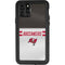 NFL Tampa Bay Buccaneers White Striped iPhone 11 Pro Waterproof Case