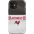NFL Tampa Bay Buccaneers White Striped iPhone 12 Impact Case