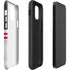NFL Tampa Bay Buccaneers White Striped iPhone 12 Impact Case