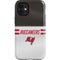NFL Tampa Bay Buccaneers White Striped iPhone 12 Mini Impact Case