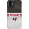 NFL Tampa Bay Buccaneers White Striped iPhone 12 Mini Lite Case