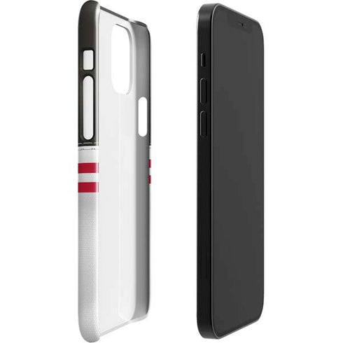 NFL Tampa Bay Buccaneers White Striped iPhone 12 Mini Lite Case