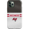 NFL Tampa Bay Buccaneers White Striped iPhone 12 Pro Impact Case