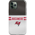 NFL Tampa Bay Buccaneers White Striped iPhone 12 Pro Impact Case