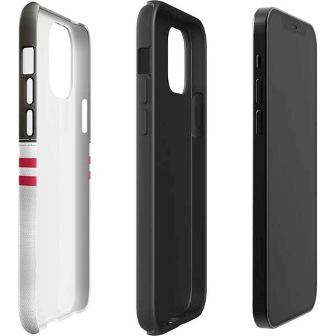 NFL Tampa Bay Buccaneers White Striped iPhone 12 Pro Impact Case