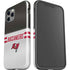 NFL Tampa Bay Buccaneers White Striped iPhone 12 Pro Impact Case