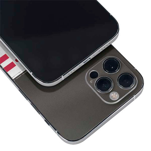 NFL Tampa Bay Buccaneers White Striped iPhone 12 Pro Max Skin