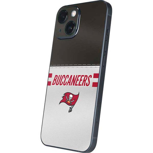 NFL Tampa Bay Buccaneers White Striped iPhone 13 Mini Skin