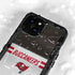 NFL Tampa Bay Buccaneers White Striped iPhone 13 Mini Waterproof Case