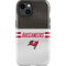 NFL Tampa Bay Buccaneers White Striped iPhone 15 Plus Impact Case