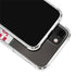 NFL Tampa Bay Buccaneers White Striped iPhone 14 Plus Clear Case