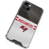 NFL Tampa Bay Buccaneers White Striped iPhone 14 Plus Clear Case