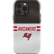 NFL Tampa Bay Buccaneers White Striped iPhone 14 Pro Impact Case