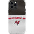 NFL Tampa Bay Buccaneers White Striped iPhone 15 Pro Max Impact Case